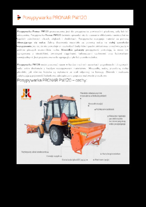 Anbau-Streugeräte Pronar PW 120