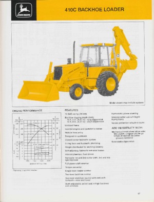 Baggerlader John Deere Construction 410 C