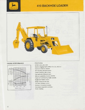 Baggerlader John Deere Construction 410