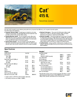 Baggerlader Caterpillar 415 IL