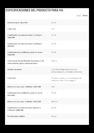 Baggerlader Caterpillar 416