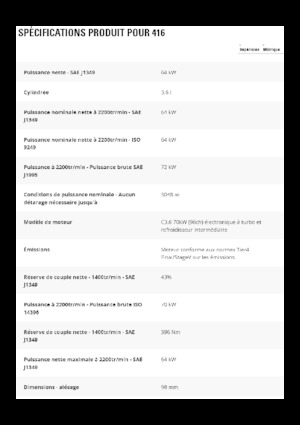 Baggerlader Caterpillar 416