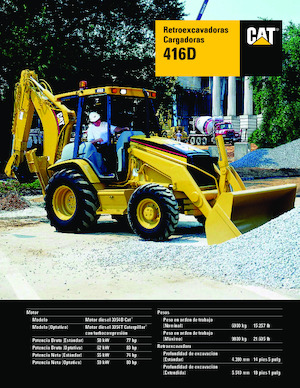 Baggerlader Caterpillar 416 D