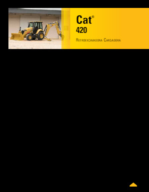 Baggerlader Caterpillar 420