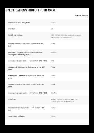 Baggerlader Caterpillar 420 XE