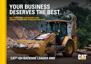 Baggerlader Caterpillar 424