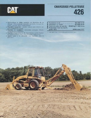 Baggerlader Caterpillar 426