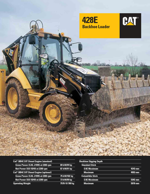 Baggerlader Caterpillar 428E 4x4