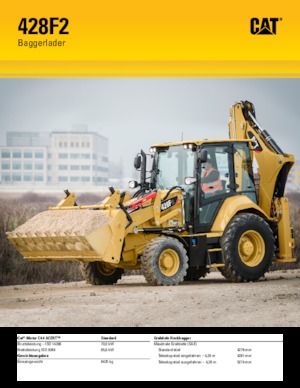 Baggerlader Caterpillar 428F2