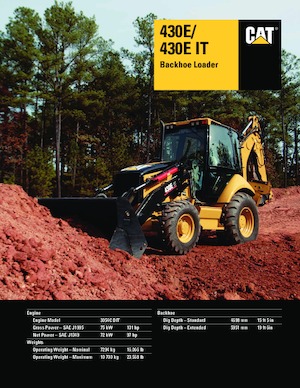 Baggerlader Caterpillar 430 E