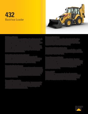Baggerlader Caterpillar 432