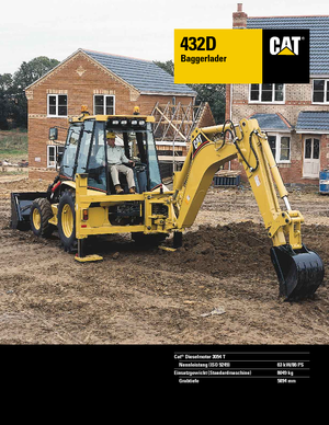 Baggerlader Caterpillar 432 D 4x4
