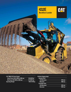Baggerlader Caterpillar 432E 4x4