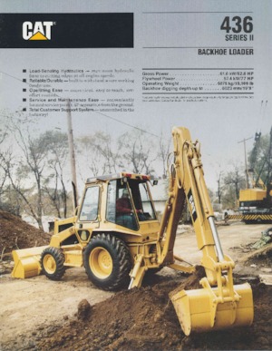 Baggerlader Caterpillar 436 II