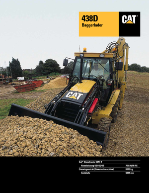 Baggerlader Caterpillar 438 D 4x4