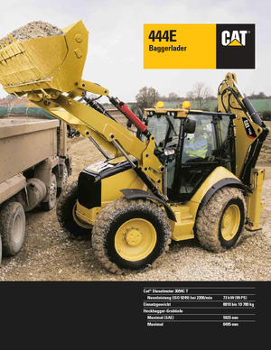 Baggerlader Caterpillar 444E 4x4