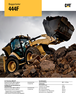 Baggerlader Caterpillar 444F2