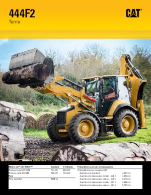 Baggerlader Caterpillar 444F2