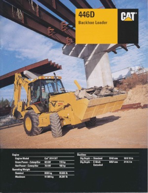 Baggerlader Caterpillar 446 D