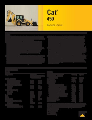 Baggerlader Caterpillar 450