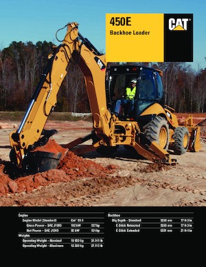Baggerlader Caterpillar 450 E