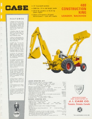 Baggerlader Case 480