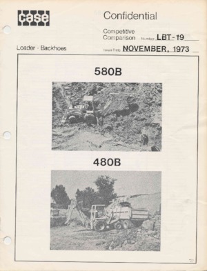 Baggerlader Case 480B
