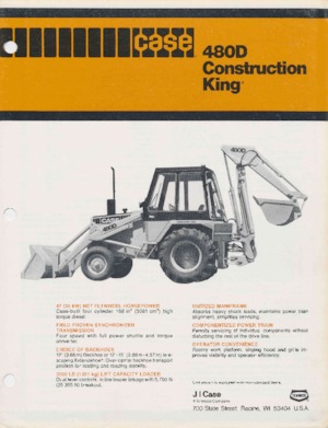 Baggerlader Case 480D