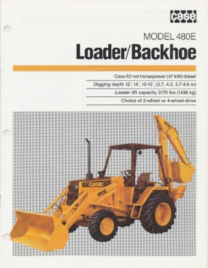 Baggerlader Case 480E