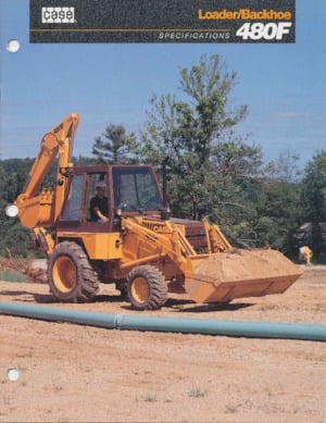 Baggerlader Case 480F 
