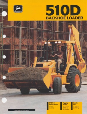 Baggerlader John Deere Construction 510 D