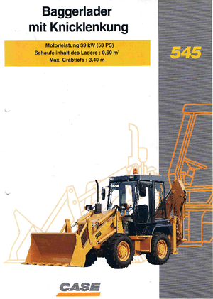 Baggerlader Case 545
