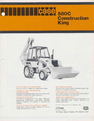 Baggerlader Case 580 C