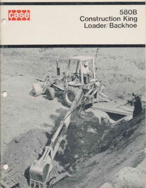 Baggerlader Case 580 D