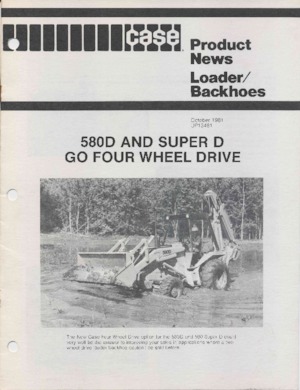 Baggerlader Case 580 D Super D 