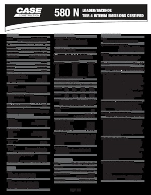 Baggerlader Case 580 N