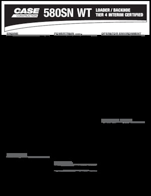 Baggerlader Case 580 SN WT