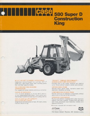 Baggerlader Case 580 Super D