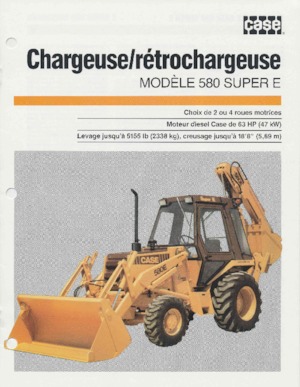 Baggerlader Case 580 Super E 