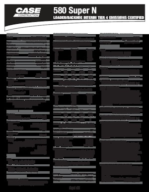 Baggerlader Case 580 Super N