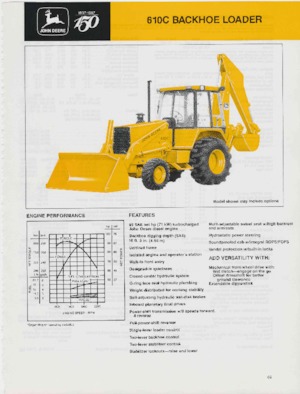 Baggerlader John Deere Construction 610 C