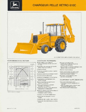 Baggerlader John Deere Construction 610 C