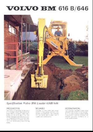 Baggerlader Volvo 616B