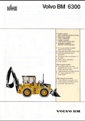 Baggerlader Volvo 6300*