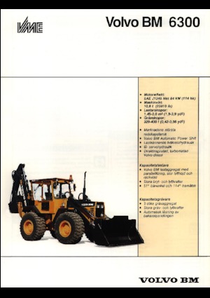 Baggerlader Volvo 6300*