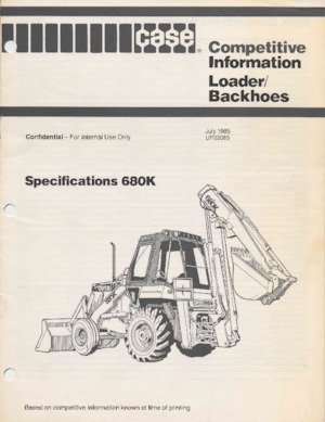 Baggerlader Case 680 