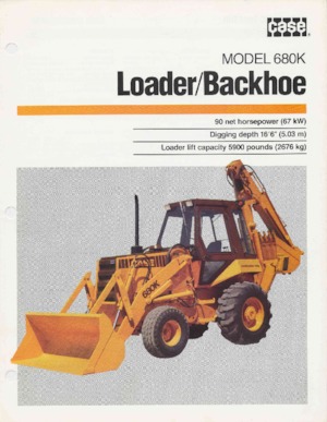 Baggerlader Case 680 K