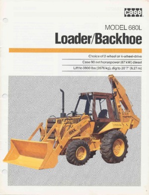 Baggerlader Case 680 L 