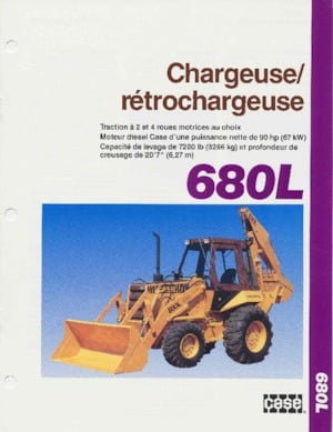 Baggerlader Case 680 L 