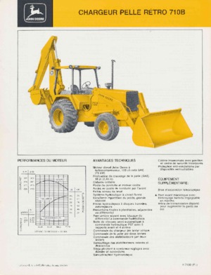 Baggerlader John Deere Construction 710 B